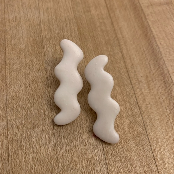 Handmade polymer clay statement earrings - Picture 1 of 2